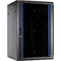 DSI 18U wandkast met glazen deur   DS6618 WAND server rack