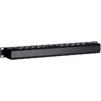 DSI 1U 19 inch metalen kabelgoot met schuifbedekking   DS 1902 kabelkanaal