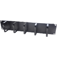 DSI 2U 19 inch metalen kabelgoot 5 haken   DS 1904 2U kabelmanagement