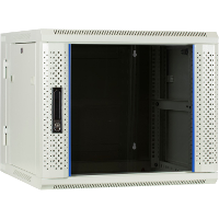 DSI 9U witte wandkast (kantelbaar) met glazen deur   DS6609W DOUBLE server rack