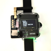 DSTIKE Deauther Horloge Z ESP8266 Atmega32u4 Programmeerbaar Hacker Horloge 1000mAh 80 100m Bereik USB C 9 10u Werktijd