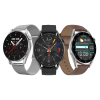DT NO.1 DT3 Pro 1,36 inch 390 * 390 pixels IPS Volledig rond touchscreen BT Bellen hartslagmeter 100+ wijzerplaten IP68