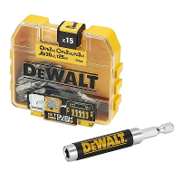 DT71511 voor DEWALT Schroevendraaier Bit Set 16 Stukken Magnetische Houder Telescopische Gids PH2 PZ2 PZ3 T20 T25 Slagbo
