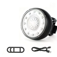 DTUCYCLE Slim RGB Fietsachterlicht met automatische remsensor, achterlamp voor fietsen, waterdicht, automatische start s