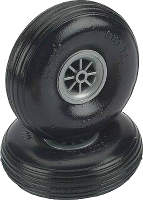 DU BRO Schuimrubberen banden Met kunststofvelgen, Met profiel 45 mm 2 stuk(s)