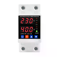 Dual Display 40A 63A 80A 230V Din Rail Instelbare Digitale Over  en Onderstroom Beveiligingsrelais Overspanning Bescherm