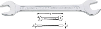 Hazet 450NA 5/8X3/4VKH 450NA 5/8X3/4VKH Dubbele steeksleutel Sleutelbreedte (inch) 3/4   5/8