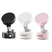 Dubbele Zuigkracht Desktop Magnetische Telefoonhouder Luie Multifunctionele Vouwbare Opberghouder Vakuumzuig Telefoonhou