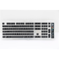 Ducky 108 Key PBT black Keycap set keycaps