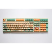 Ducky Dimanche One 2 Pro Peter Pan Witte Led, PBT Dye Sub keycaps, QUACK Mechanics