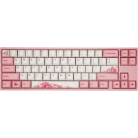 Ducky MIYA Pro Sakura V2 witte leds, Dye Sub PBT keycaps