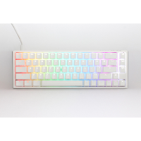 Ducky One 3 Classic Pure White SF toetsenbord RGB led, Double shot PBT, Hot swappable, QUACK Mechanics, 65%