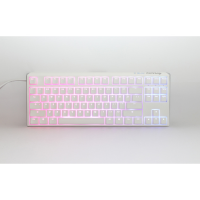 Ducky One 3 Classic Pure White TKL toetsenbord RGB led, Double shot PBT, Hot swappable, QUACK Mechanics, 80%
