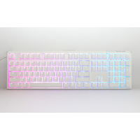 Ducky One 3 Classic Pure White toetsenbord RGB led, Double shot PBT, Hot swappable, QUACK Mechanics