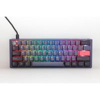 Ducky One 3 Cosmic Blue Mini toetsenbord RGB led, Double shot PBT, Hot swappable, QUACK Mechanics, 60%
