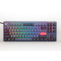 Ducky One 3 Cosmic Blue TKL toetsenbord RGB led, Double shot PBT, Hot swappable, QUACK Mechanics, 80%