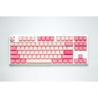 Ducky One 3 Gossamer Pink TKL Double shot PBT, Hot swappable, QUACK Mechanics, 80%