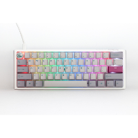 Ducky One 3 Mist Grey Mini toetsenbord RGB led, Double shot PBT, Hot swappable, QUACK Mechanics, 60%