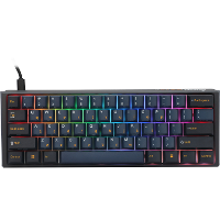 Ducky One 3 Pro Mini gaming toetsenbord RGB led, Double shot PBT, QUACK Mechanics, 60%, hot swap