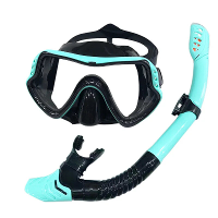 Duikbril Snorkelset met Zwembril,Buis,Verstelbare Band voor Vrouwen Mannen Volwassen Zwemuitrusting
