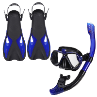 Duiken snorkelset: masker, vinnen, waterdichte bril, ademslang voor volwassenen, unisex
