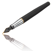 Duke 209 Matte Black And Golden 22kgp M Nib Fountain Pen