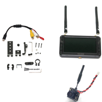 DumboRC EWRF7082VR 5.8GHz 48CH 200mW FPV Dual Antenne HD Beeldtransmissie Display met Camera voor RC Drone Auto Boot Rad