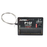 DumboRC P16F 2.4GHz 16CH Ontvanger FHSS PPM PWM Signaal voor DDF 350 X6 X6PM 350 Zender FPV RC Droner Acft Vlieger Auto