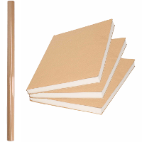 Duni rol Kaftpapier/verzendpapier rol   500 x 70 cm   bruin   80 grams kwaliteit