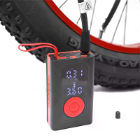 DUOTTS Fiets Pomp 150PSI 7,4V 2AH*2 Banden Inflator Elektrische Fiets Motor Fles Pomp Inflator met Digitale Weergave