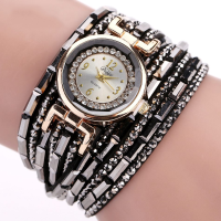 Duoya D064 Crystal Casual Style Ladies Bracelet Watch