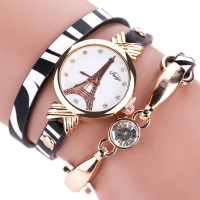 DUOYA DY008 Gold Case Ladies Bracelet Watch