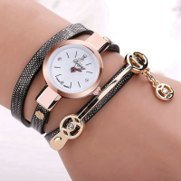 DUOYA XR1297 Retro Style Gold Case Gift Bracelet Watch
