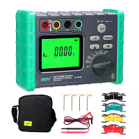 DY4100A DY4100B Hoge Nauwkeurigheid Digitale Aardingsweerstandtester Multi Gear Spanningmeter Bodem Weerstand Meting AC