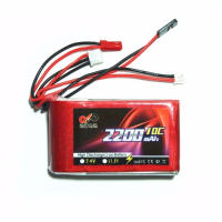 Dupu 2s 7.4V 2200mah 10c Lipo Battery For Futaba 14sg Transmitter