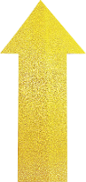 Durable 170504 Parkeerplaatsmarkering vorm  pijl  Signaalgeel 10 stuk(s) (l x b x h) 200 x 100 x 0.7 Mm