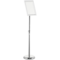 Durable 479823 Informatiezuil met aluminium klikframe 1 x DIN A4 250.00 Mm x 250 mm x 1205 mm x 250 mm 1 stuk(s)