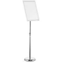 Durable 479923 Informatiezuil met aluminium klikframe 1 x DIN A3 250.00 Mm x 250 mm x 1290 mm x 250 mm 1 stuk(s)