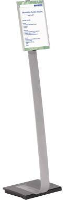 Durable 4812 23 Vloerstatief Zilver DIN A4