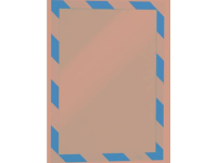 Durable 4944132 DURAFRAME SECURITY A4   4944 Magnetisch frame DIN A4 Rood, Wit (b x h) 238 mm x 324 mm 2 stuks