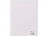 Durable Register 6514 DIN A4 Jan. Dez. Kunststof Grijs 12 tabbladen 651410