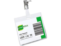 Durable 800319 Naamplaatje 8003 (l x b x h) 90 x 90 x 60 mm draaibare clip 25 stuk(s)