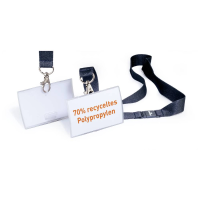 Durable 821719 Naamplaatje CLICK FOLD (l x b x h) 44 cm x 90 mm x 54 mm textielband 10 stuk(s)