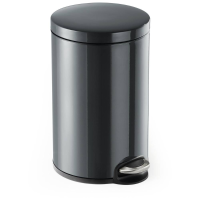 Durable DURABLE   Mülleimer 12.0 L anthrazit 341158 Afvalemmer 12 l (Ø x h) 25 cm x 40 cm Metaal, Kunststof Antraciet grijs 1 stuk(s)