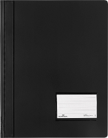 Durable DURALUX 268003 Snelhechtmap Rood DIN A4+ Etiketvenster (90 x 57 mm), Scheurbescherming, Binnentas (achterkant)