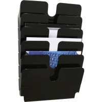 Durable FLEXIPLUS 6 A4 QUER 1700014061 Folderhouder Zwart, Transparant DIN A4 liggend 1 stuk(s) Aantal vakken: 6 (b x h x d) 340 x 520 x 100 mm