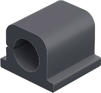 Durable Kabelclip CAVOLINEÂ® CLIP PRO 1 504237 6 stuks (b x h) 20 mm x 21 mm