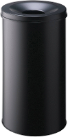 Durable Papierkorb Safe, Durable, Stahl, schwarz, 60 Liter, selbstverlöschend mit Flam 330701 Prullenbak 60 l (Ø x h) 375 mm x 662 mm Staal Zwart 1 stuk(s)