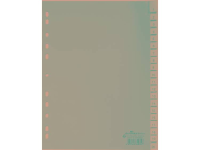 Durable Register 6443 DIN A4 1 20 Polypropyleen Grijs 20 tabbladen 644310