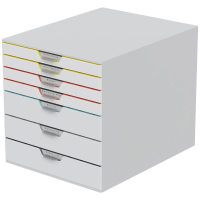 Durable VARICOLOR MIX 7   7627 762727 Ladebox Grijs DIN A4, DIN C4 Aantal lades: 7